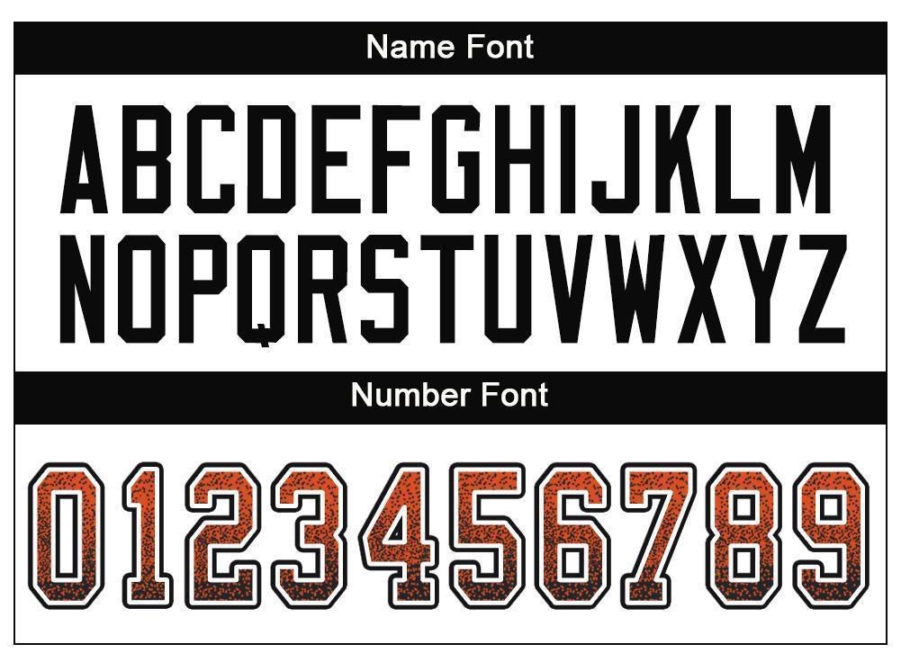 Custom Orange Black-White Drift Fashion Football Jersey photo 4