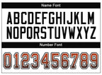 Custom Orange Black-White Drift Fashion Football Jersey photo 4