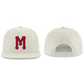 Custom Cream Red-Royal Stitched Adjustable Snapback Hat