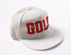 Custom Cream Orange-Black Stitched Adjustable Snapback Hat photo 5