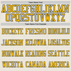 Custom Cream Royal-Gold Mesh Authentic Football Jersey photo 2