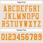 Custom Cream Bay Orange Mesh Authentic Football Jersey photo 3