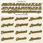Custom Cream Old Gold-Black Performance T-Shirt photo 2