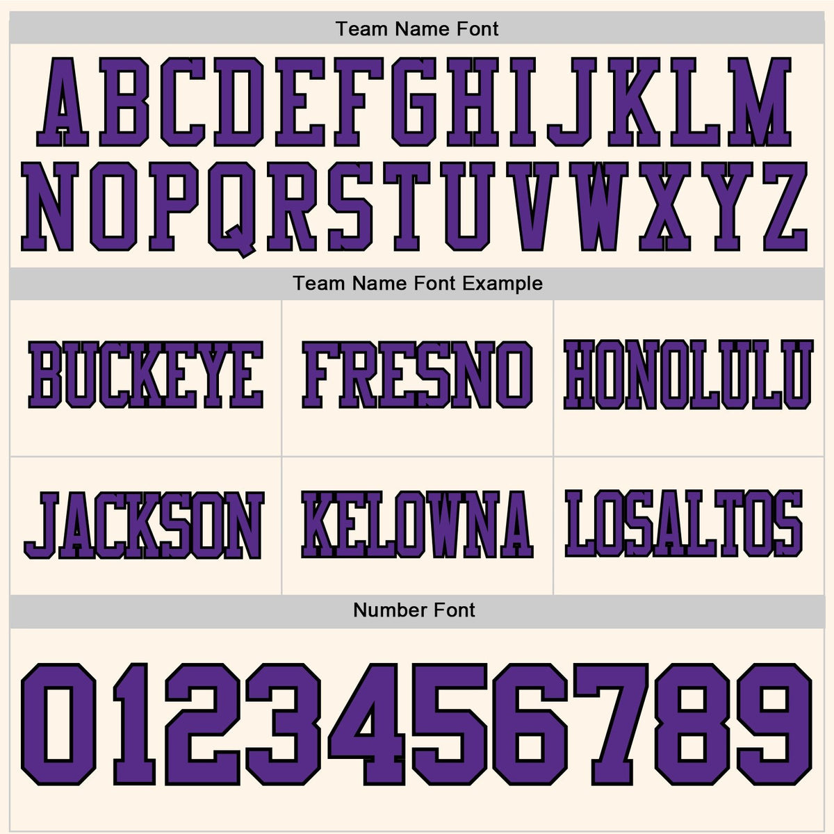 Custom Cream Purple-Black Authentic Football Jersey photo 3