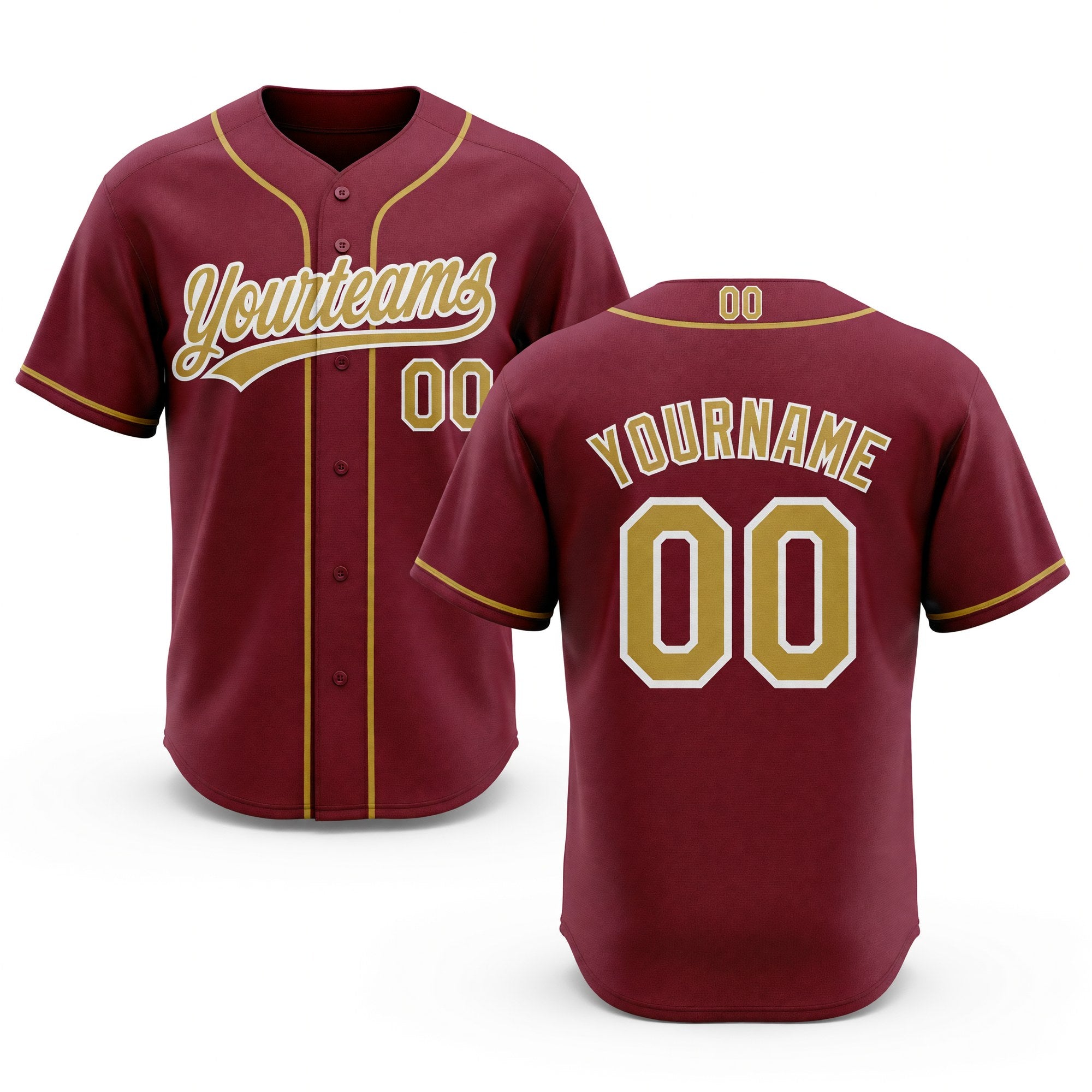 Custom Stitched Crimson Old Gold-White Baseball Pullover Sweatshirt Hoodie