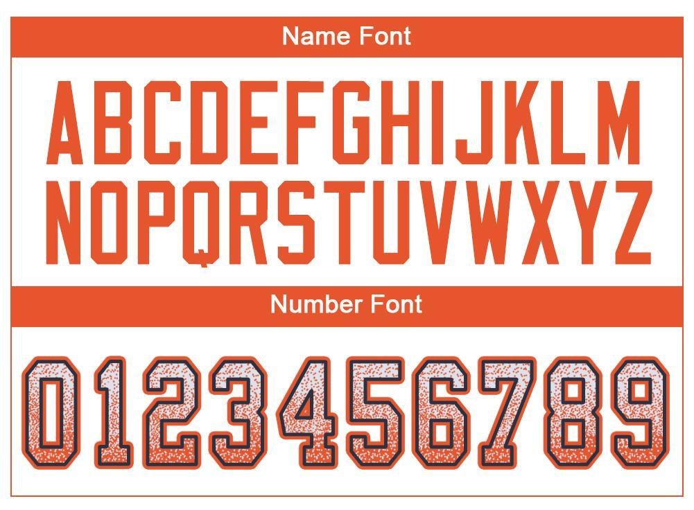Custom White Orange-Navy Drift Fashion Football Jersey photo 3