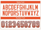 Custom White Orange-Navy Drift Fashion Football Jersey photo 3