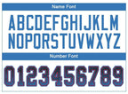 Custom Black Powder Blue-Red Drift Fashion Football Jersey photo 4