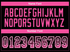 Custom Black Pink-White Drift Fashion Football Jersey photo 4