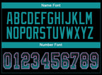 Custom Black Teal-Pink Drift Fashion Football Jersey photo 4