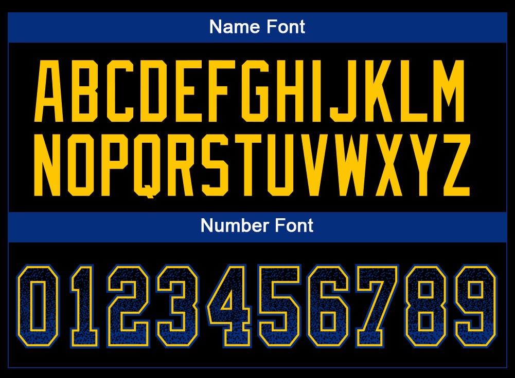 Custom Black Royal-Yellow Drift Fashion Football Jersey photo 4