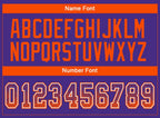 Custom Purple Orange-White Drift Fashion Football Jersey photo 4