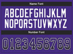 Custom Purple Black-White Drift Fashion Football Jersey photo 4