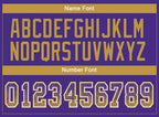 Custom Purple Old Gold-White Drift Fashion Football Jersey photo 4
