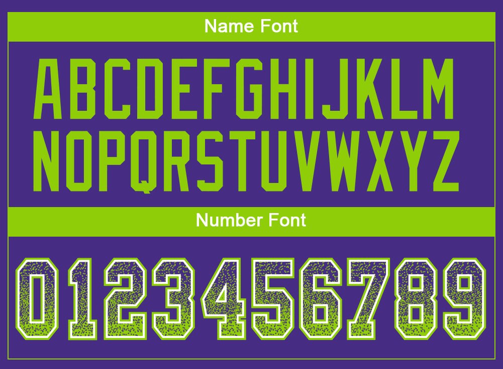 Custom Purple Neon Green-White Drift Fashion Football Jersey photo 4