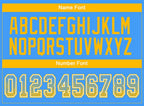 Custom Powder Blue Gold-White Drift Fashion Football Jersey photo 3