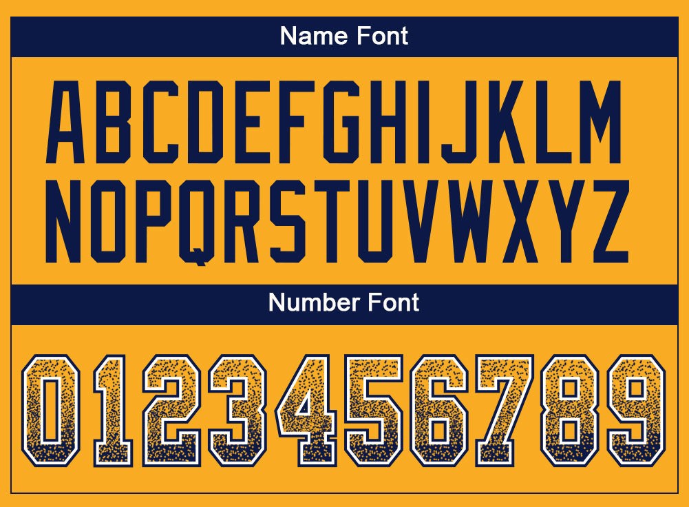 Custom Gold Navy-White Drift Fashion Football Jersey photo 3