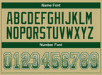 Custom Vegas Gold Green-White Drift Fashion Football Jersey photo 3