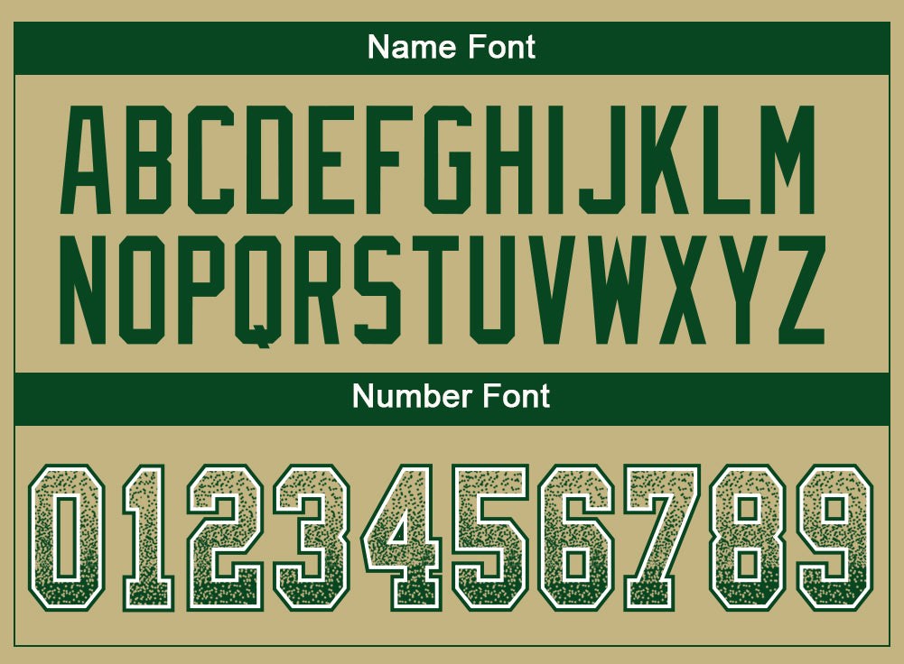 Custom Vegas Gold Green-White Drift Fashion Football Jersey photo 3