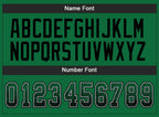 Custom Kelly Green Black-Gray Drift Fashion Football Jersey photo 4