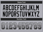 Custom Gray Black-White Drift Fashion Football Jersey photo 3