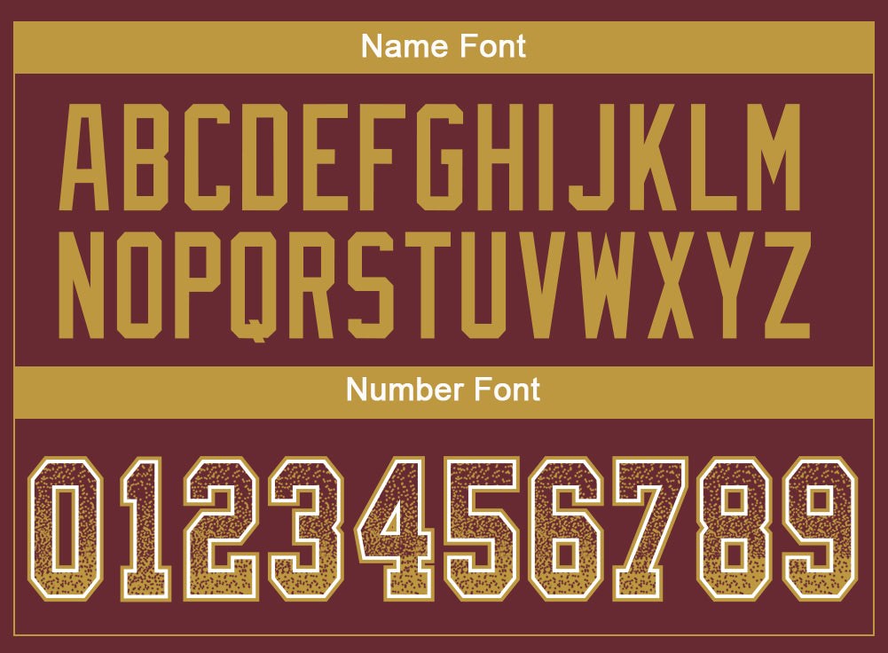 Custom Burgundy Old Gold-White Drift Fashion Football Jersey photo 3