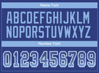 Custom Royal Light Blue-White Drift Fashion Football Jersey photo 4