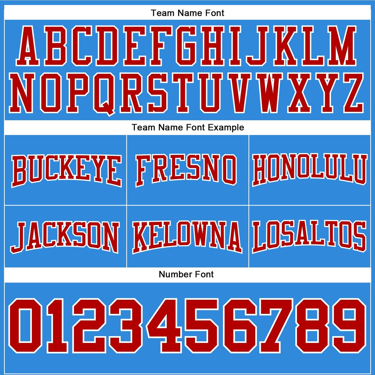 Custom Stitched Powder Blue Red-White Football Pullover Sweatshirt Hoodie photo 3