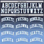 Custom Navy White-Light Blue Authentic Fade Fashion Basketball Jersey photo 3