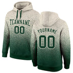 Custom Stitched Cream Green Fade Fashion Sports Pullover Sweatshirt Hoodie