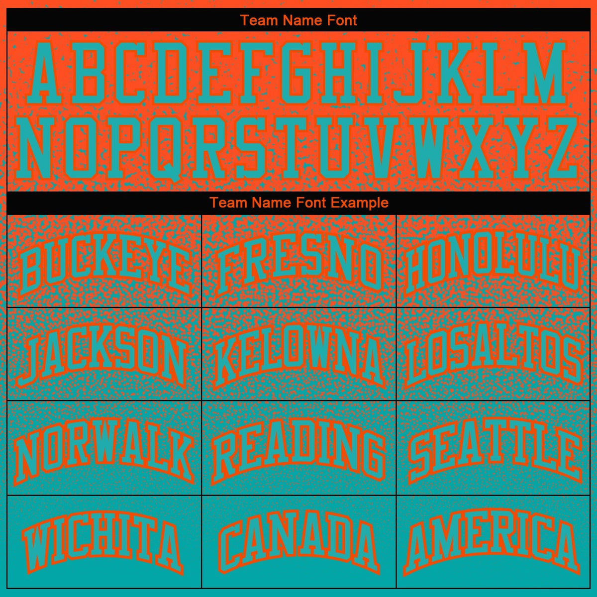 Custom Stitched Orange Aqua Fade Fashion Sports Pullover Sweatshirt Hoodie photo 2