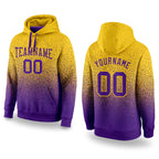 Custom Stitched Gold Purple Fade Fashion Sports Pullover Sweatshirt Hoodie