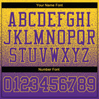 Custom Stitched Gold Purple Fade Fashion Sports Pullover Sweatshirt Hoodie photo 3