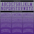 Custom Stitched Gray Purple Fade Fashion Sports Pullover Sweatshirt Hoodie photo 2