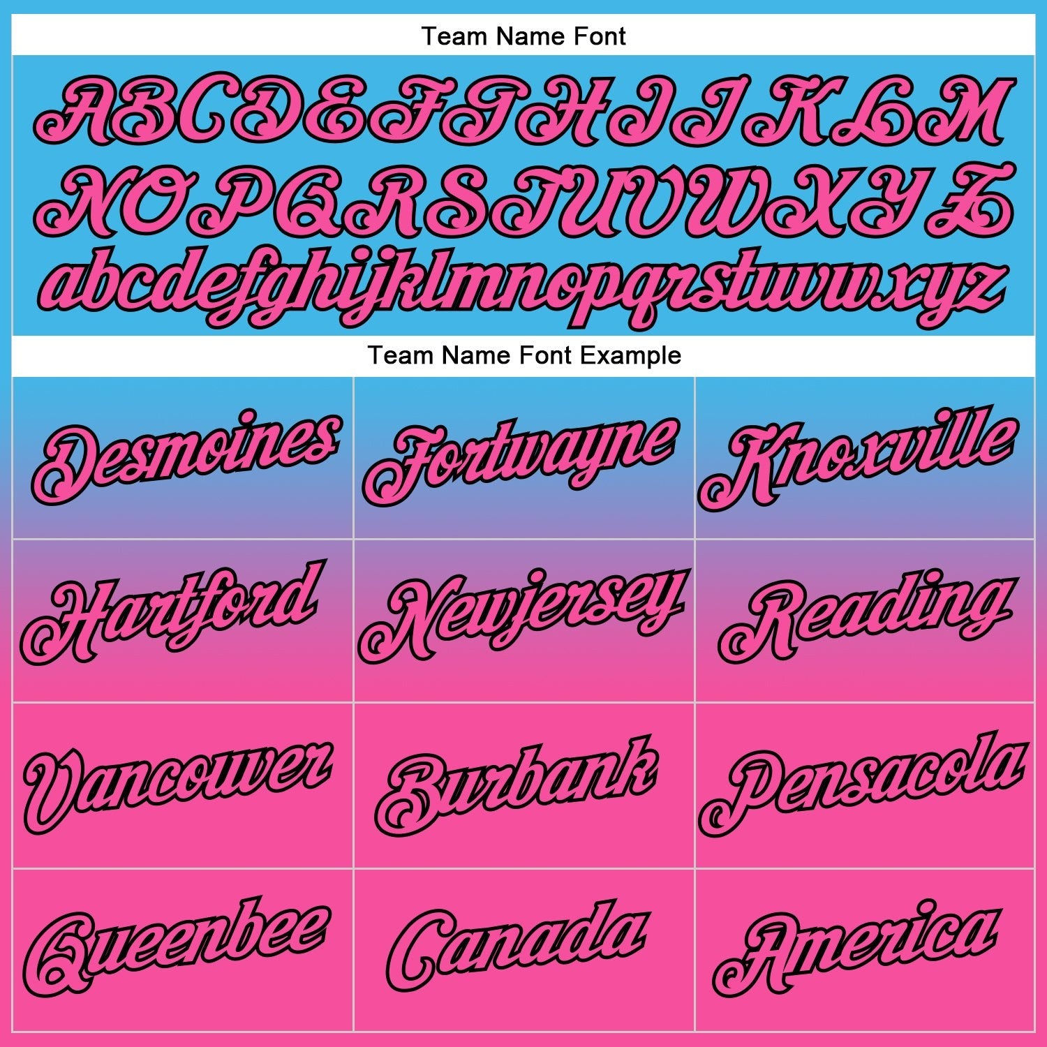 Custom Stitched Sky Blue Pink-Black Fade Fashion Sports Pullover Sweatshirt Hoodie photo 3