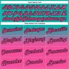 Custom Stitched Aqua Pink-Black Fade Fashion Sports Pullover Sweatshirt Hoodie photo 3