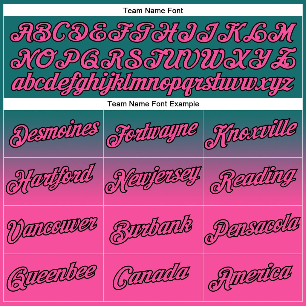 Custom Stitched Teal Pink-Black Fade Fashion Sports Pullover Sweatshirt Hoodie photo 3
