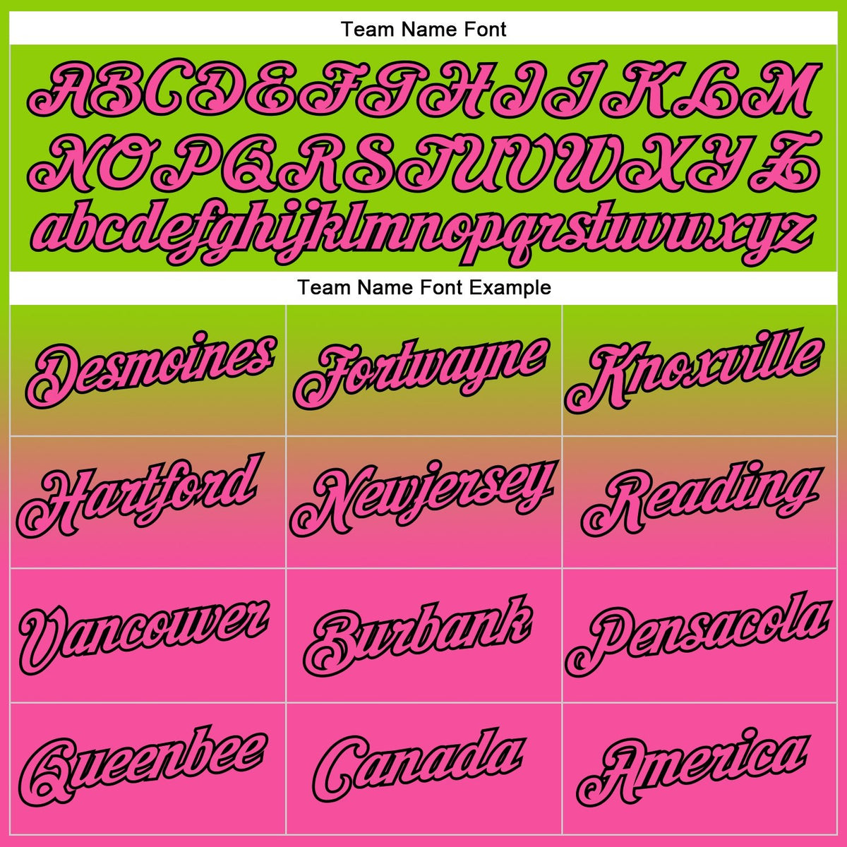 Custom Stitched Neon Green Pink-Black Fade Fashion Sports Pullover Sweatshirt Hoodie photo 3