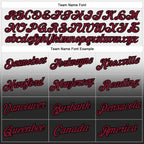 Custom Stitched White Crimson-Black Fade Fashion Sports Pullover Sweatshirt Hoodie photo 3