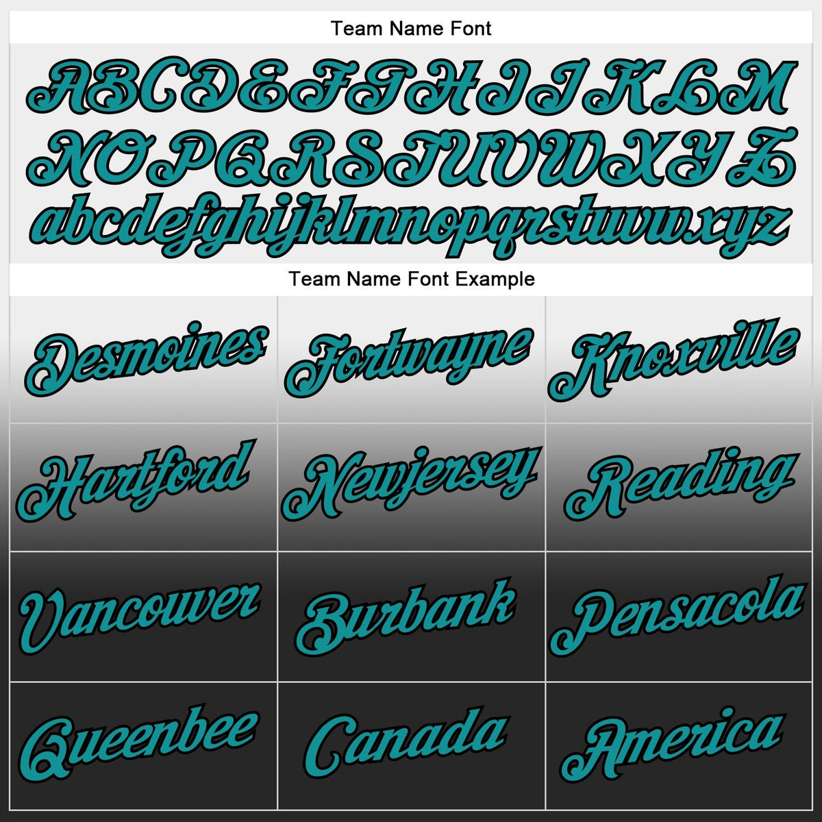 Custom Stitched White Teal-Black Fade Fashion Sports Pullover Sweatshirt Hoodie photo 2