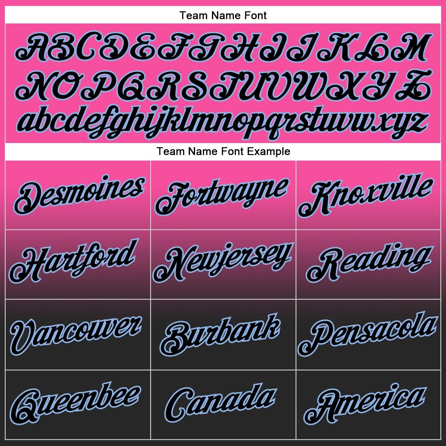 Custom Stitched Pink Black-Light Blue Fade Fashion Sports Pullover Sweatshirt Hoodie photo 3