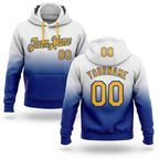 Custom Stitched White Gold-Royal Fade Fashion Sports Pullover Sweatshirt Hoodie