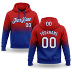Custom Stitched Red White-Royal Fade Fashion Sports Pullover Sweatshirt Hoodie