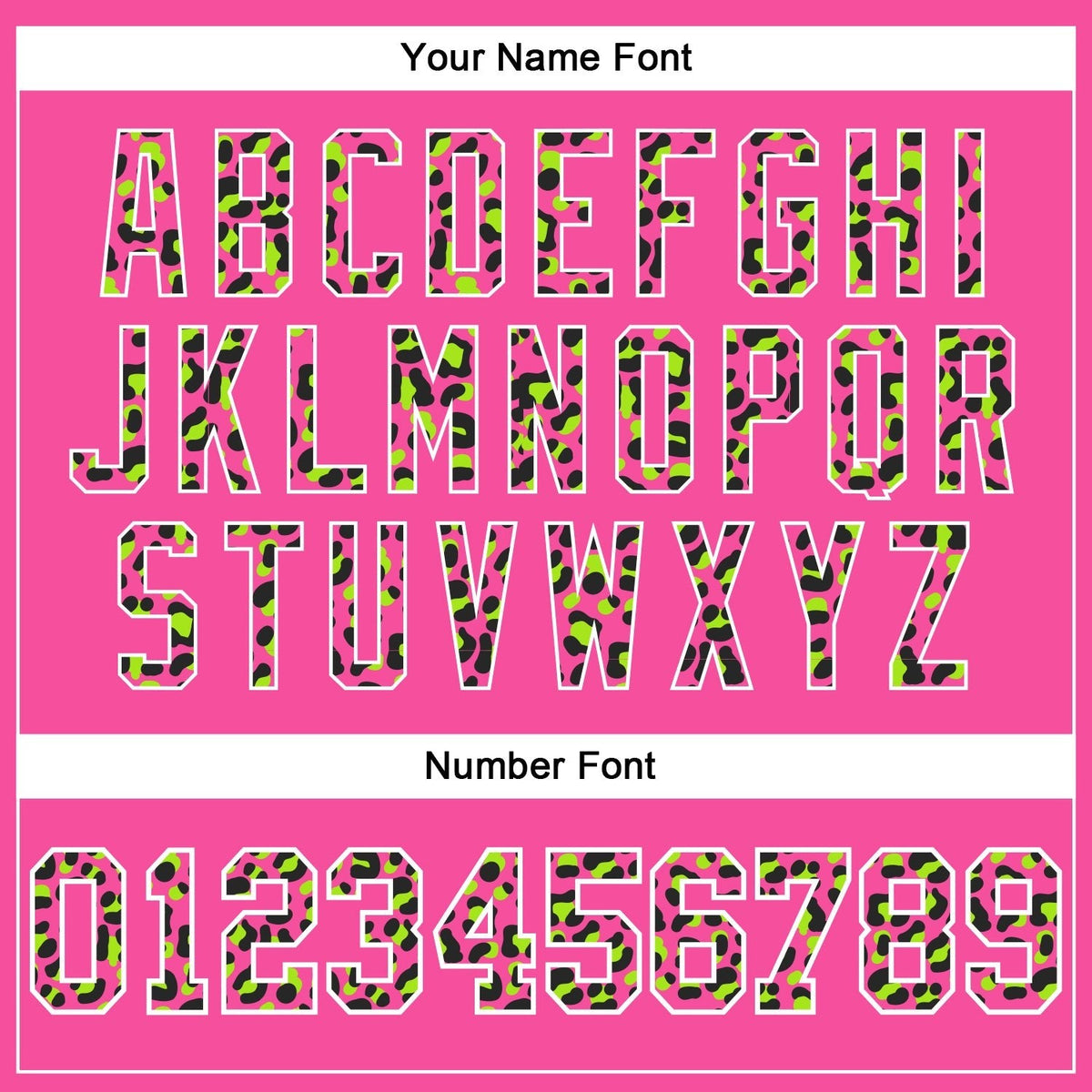 Custom Stitched Black Pink-Neon Green Fade Fashion Leopard Print Sports Pullover Sweatshirt Hoodie photo 3