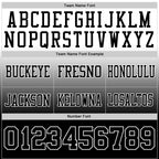 Custom White Black Authentic Fade Fashion Football Jersey photo 3