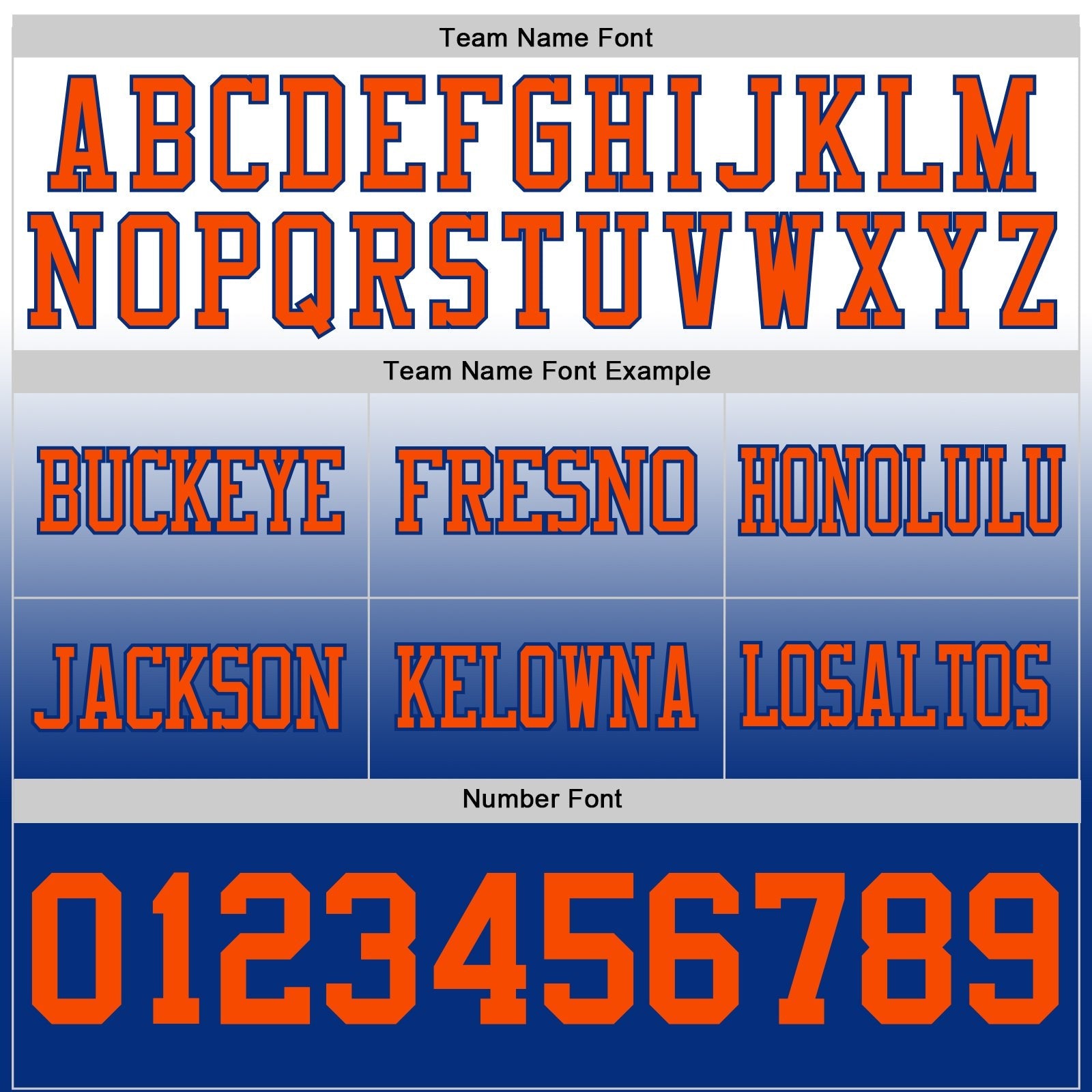 Custom White Orange-Royal Authentic Fade Fashion Football Jersey photo 3