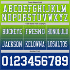 Custom Neon Green White-Royal Authentic Fade Fashion Football Jersey photo 3