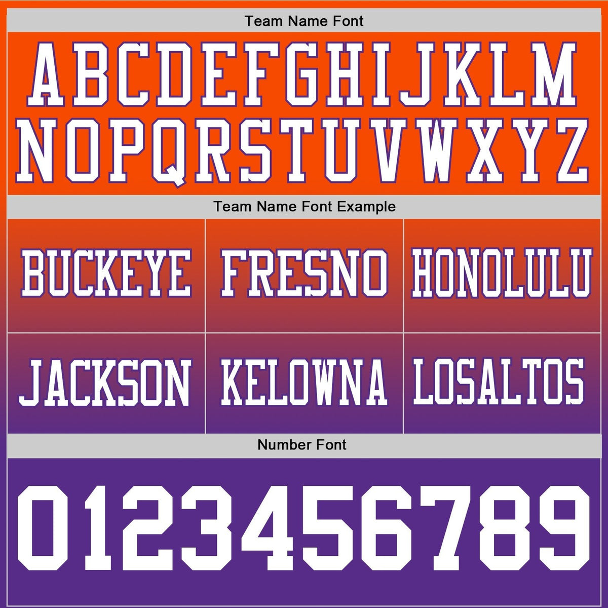 Custom Orange White-Purple Authentic Fade Fashion Football Jersey photo 2