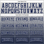 Custom Stitched Gray Navy Fade Fashion Sports Pullover Sweatshirt Hoodie photo 2
