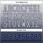 Custom Stitched Gray Navy Fade Fashion Sports Pullover Sweatshirt Hoodie photo 3